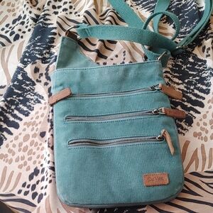 DaVan Teal Crossbody Bag